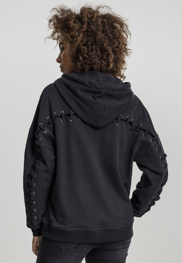 TB1839 Ladies Laced-Up Hoody