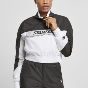 Ladies Starter Colorblock Pull Over Jacket