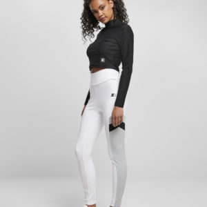 Ladies Starter Highwaist Sports Leggings white/black